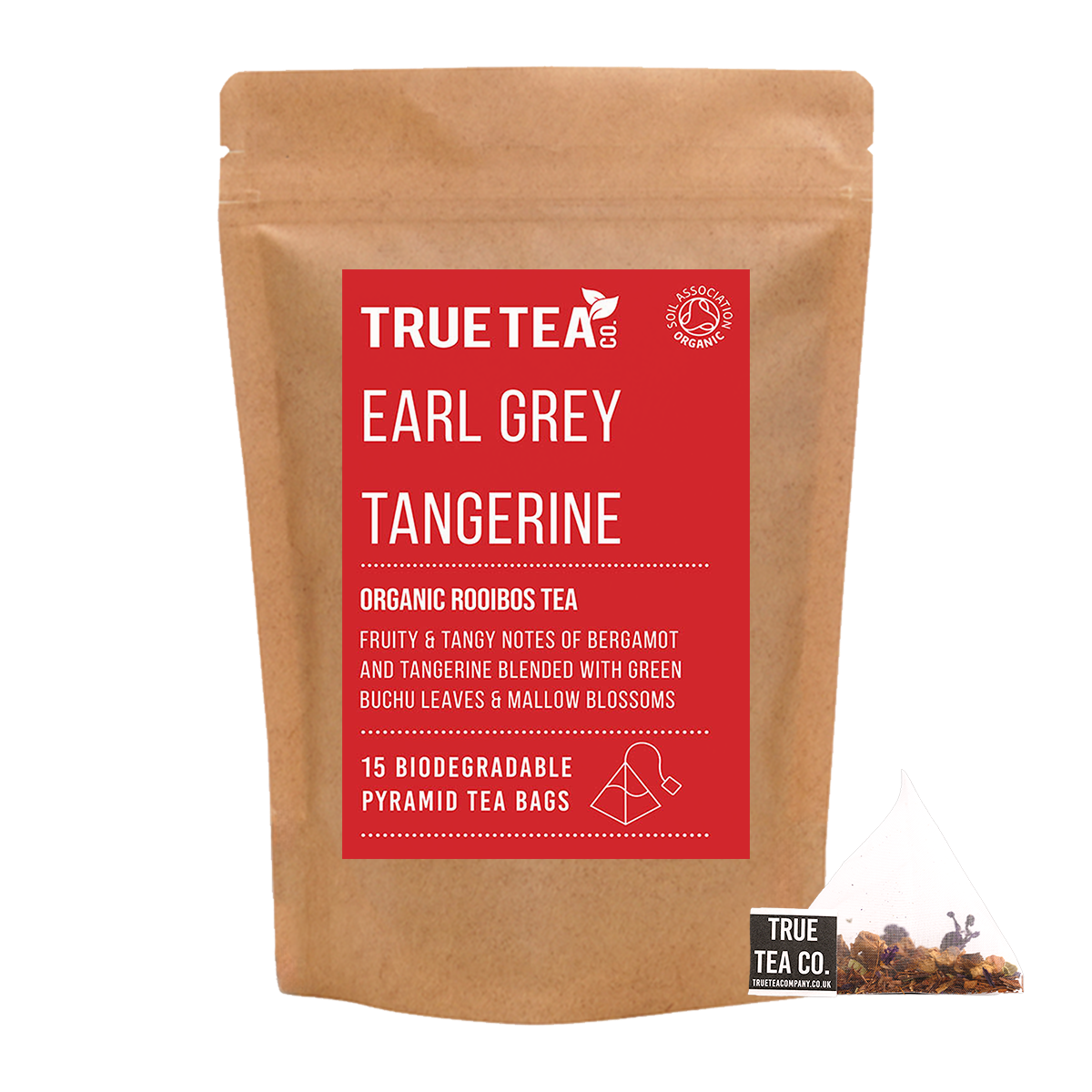 Earl Grey Rooibos Pyramid Tea Bags (Plastic Free) True Tea Co Harrogate