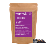 Liquorice and Mint Herbal Pyramid Tea Bags