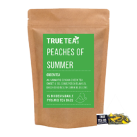 Peaches of Summer Green Pyramid Tea Bags