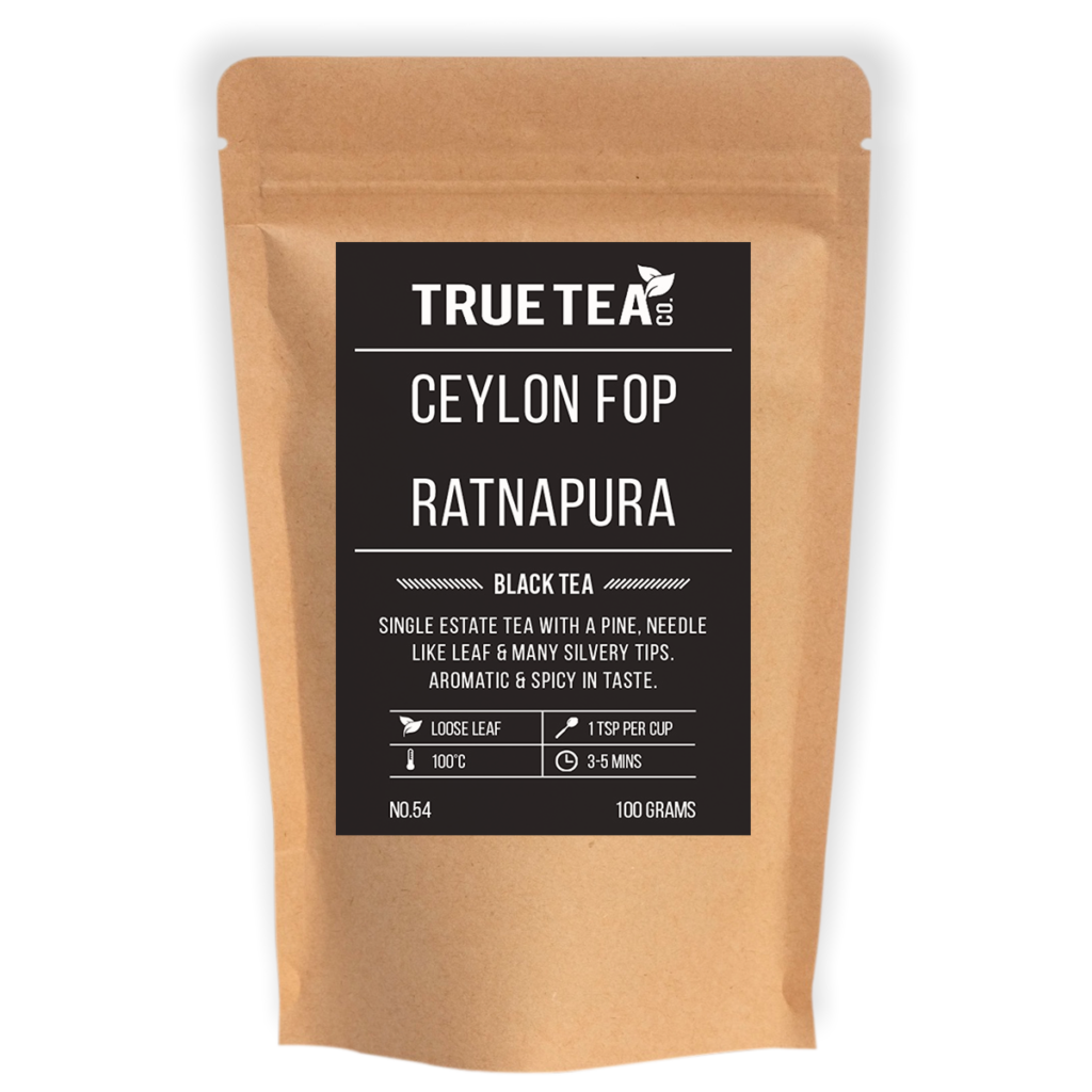 Ceylon FOP Ratnapura Loose Leaf Black Tea Single Estate True Tea Co