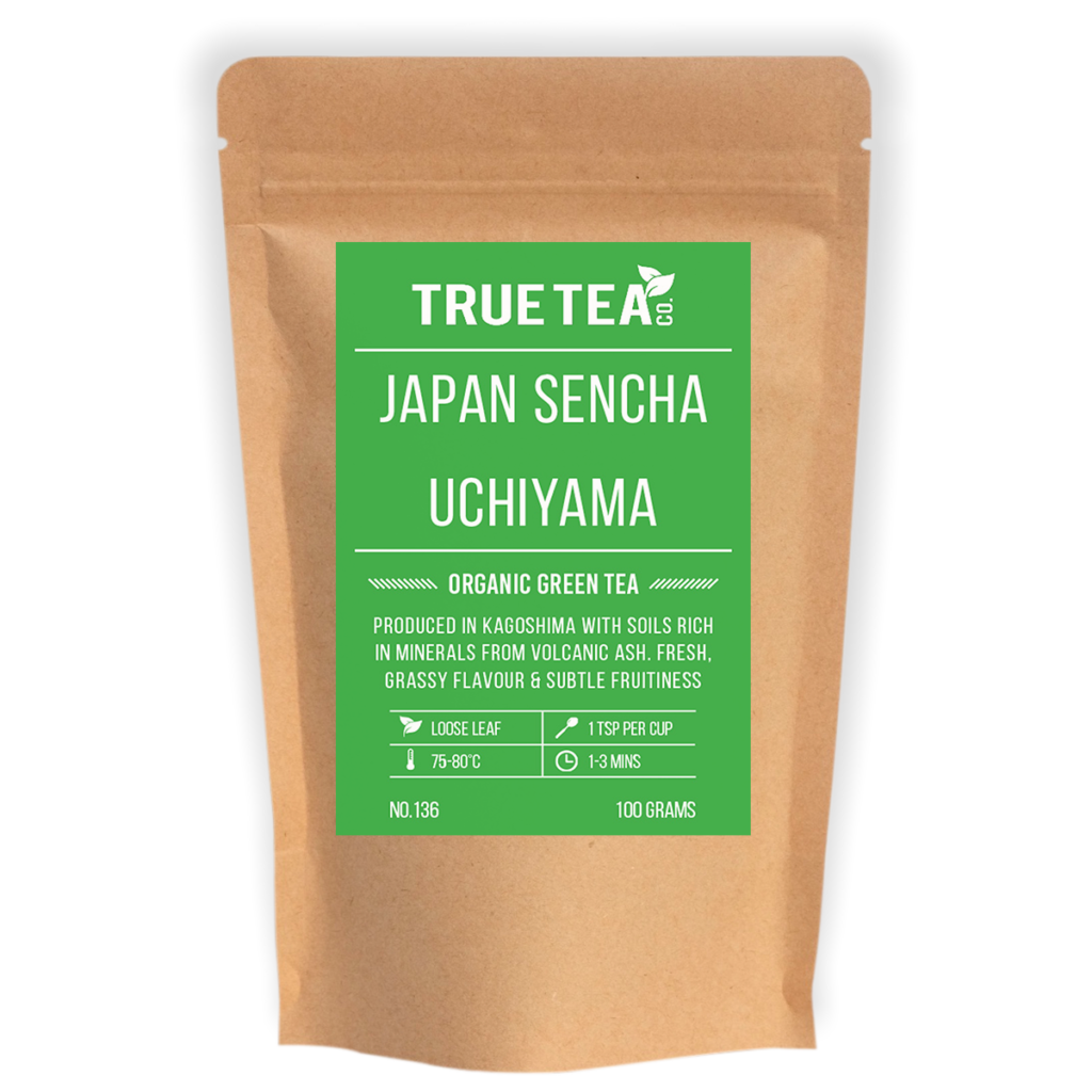 Japan Sencha Uchiyama Organic Green Tea Loose Tea True Tea Co.