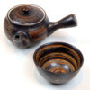 Japanese Style Kyusu Teacup and Teapot with Infuser