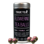 flowering tea ball tin - 5 blooming teas