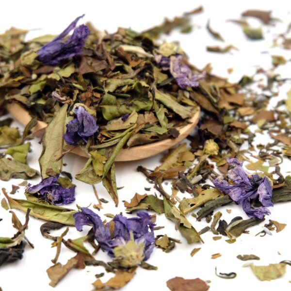peachandlavenderherbaltea peach and lavender white tea
