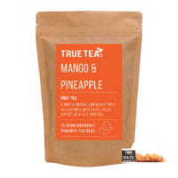 Mango and Pineapple Fruit Pyramid Tea Bags