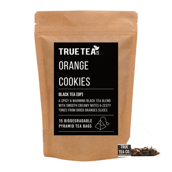 Orange-Cookies-Black-Pyramid-Tea-Bags