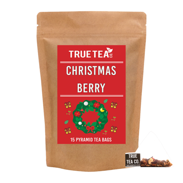 Christmas Berry Fruit Pyramid Tea Bags