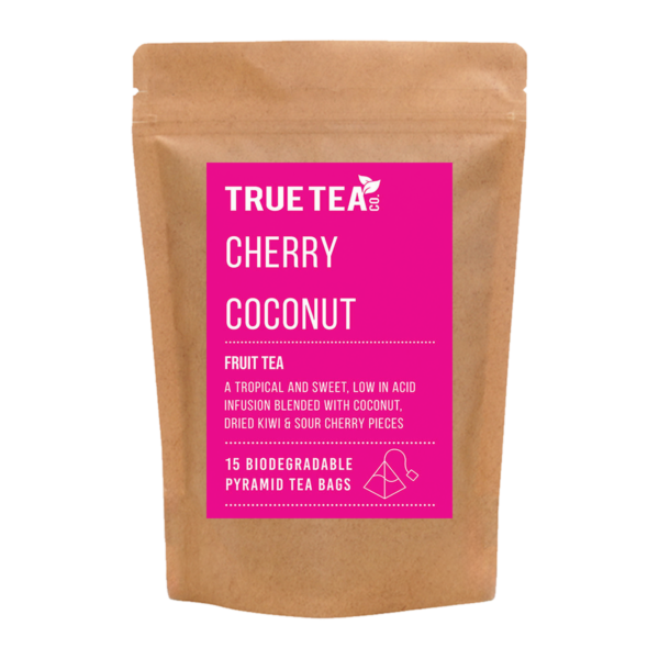 Cherry Coconut Pyramid Tea Bags