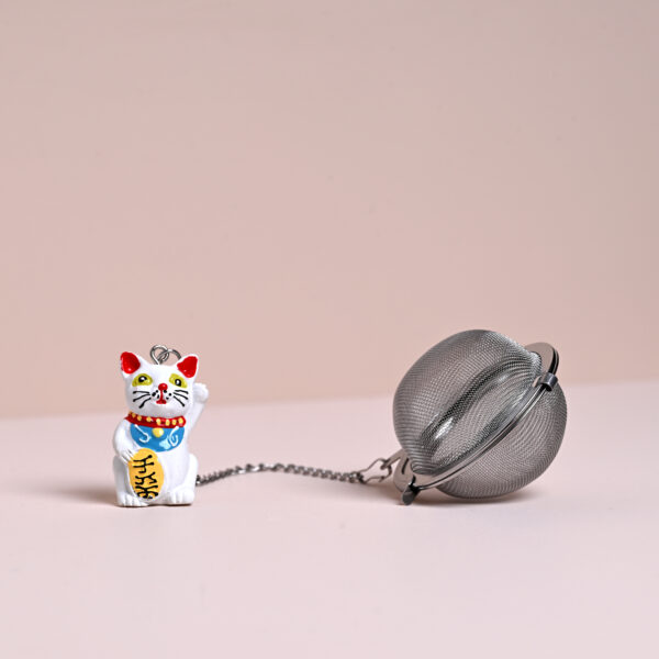 "Lucky Cat" Stainless Steel Tea Ball (5cm)