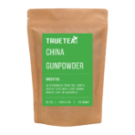 China Gunpowder Green Tea Loose Leaf Kraft Packet.