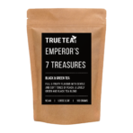emperor 7 treasures green and black tea packaging
