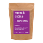 ginger lemongrass loose leaf herbal tea packaging