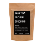 Lapsang Souchong Tea in an eco friendly kraft packaging.