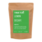 decaffeinated lemon green tea packaging