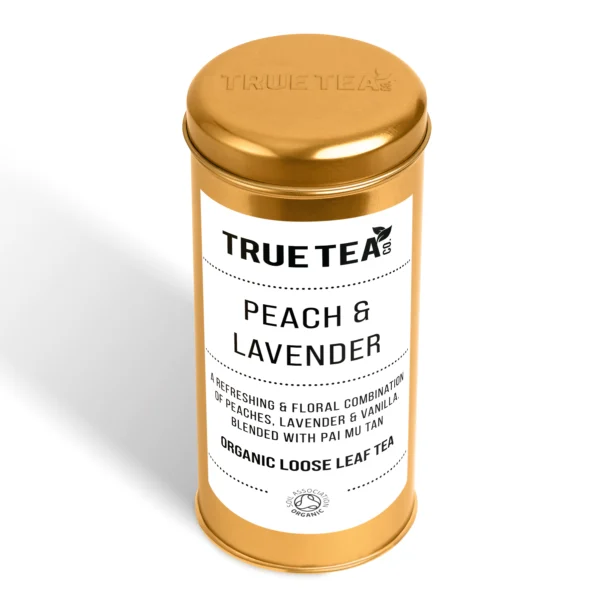 Peach and Lavender White Tea Caddy Peach and Lavender White Tea Caddy