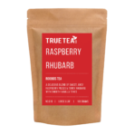 raspberry rhubarb loose leaf tea packaging
