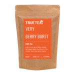 Very Berry Burst Fruit Tea in eco friendly kraft packaging.