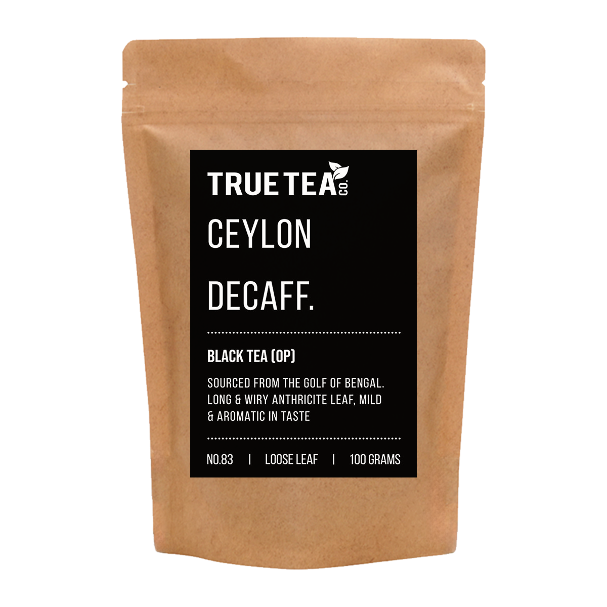 Ceylon Decaffeinated OP Black Tea | Loose Tea | True Tea Co.