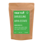 darjeeling green tea packaging for Arya estate