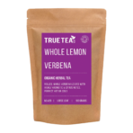 organic lemon verbena tea packaging