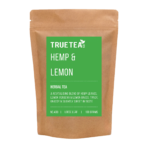 hemp and lemon tea packaging