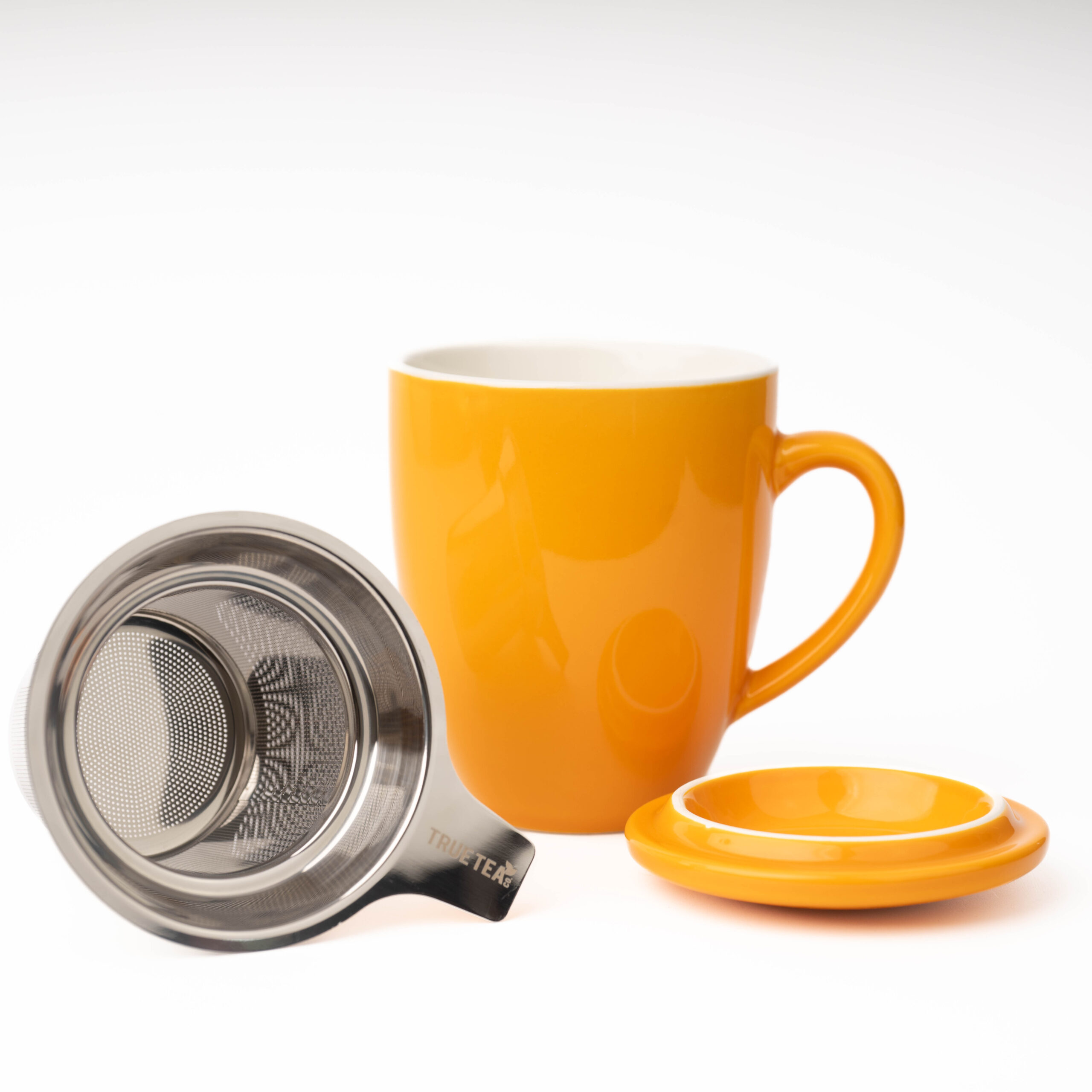 Tea Container Cup Ceramic Teacup with Infuser & Lid | Tea Accessories | True Tea Co.