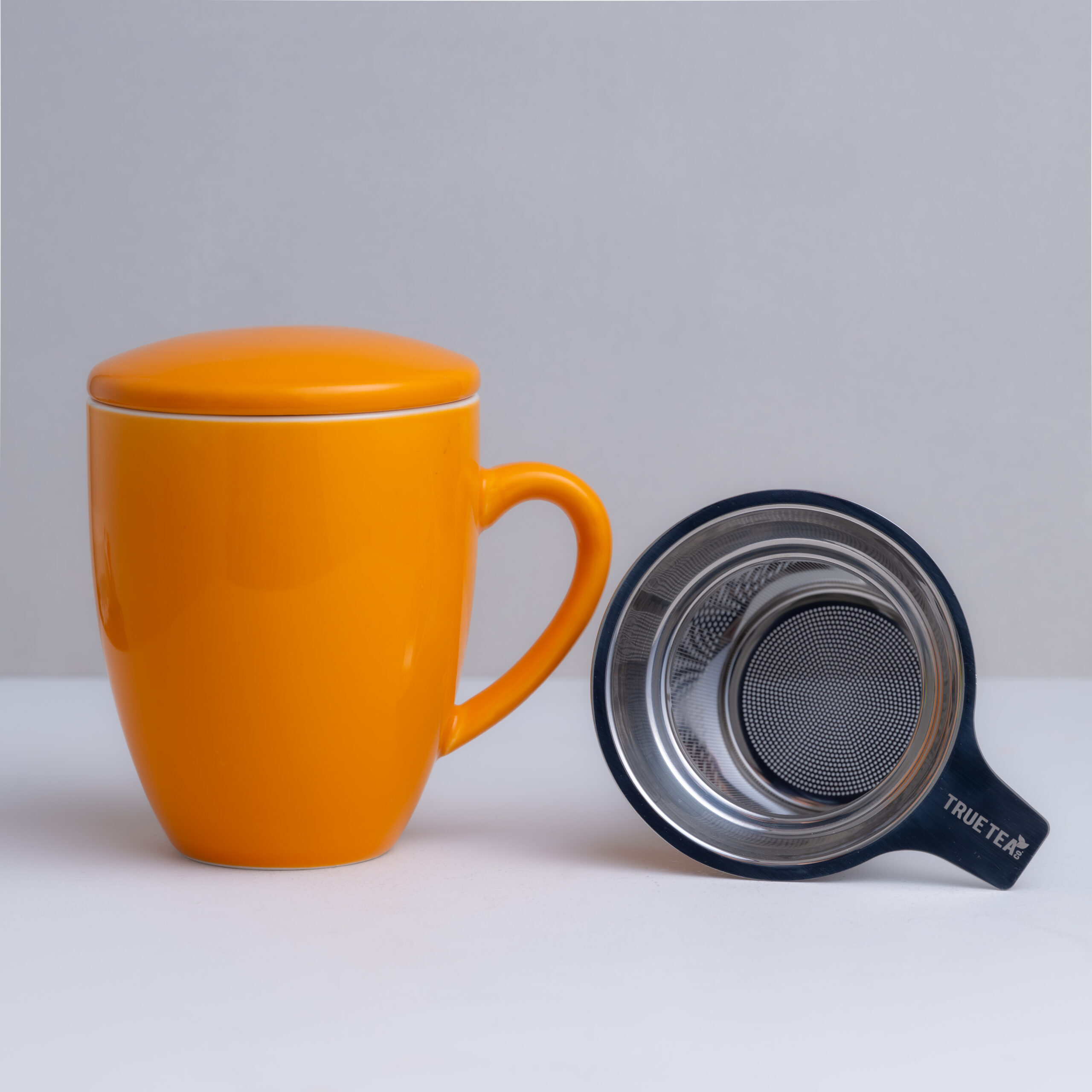 Tea Container Cup Ceramic Teacup with Infuser & Lid | Tea Accessories | True Tea Co.