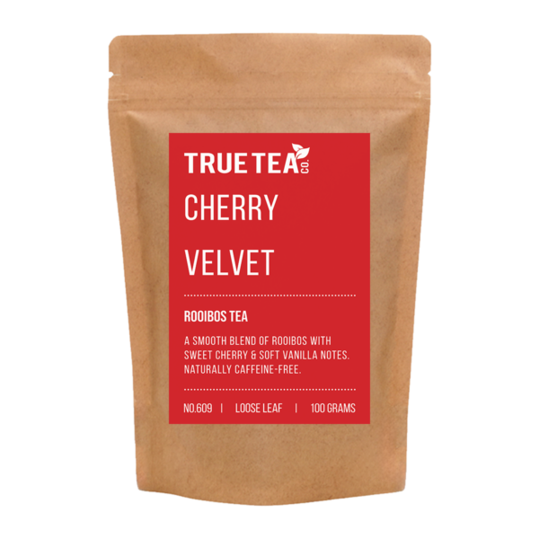 Cherry Velvet Rooibos Tea Packaging