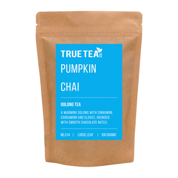 pumpkin chai oolong tea packaging